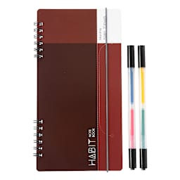 Nakabayashi Notebook 4.33" x 8.27" (A5 Slim) - Red