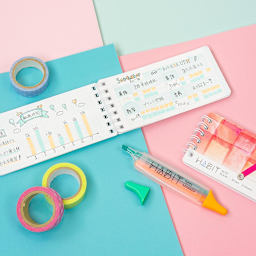 Nakabayashi Notebook 2.44" x 5.04" (B7 Slim) - Pink