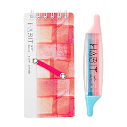 Nakabayashi Notebook 2.44" x 5.04" (B7 Slim) - Pink