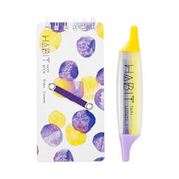 Nakabayashi Notebook 2.44" x 5.04" (B7 Slim) - Purple