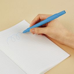 KOKUYO ME Series Pool Blue - Chisel/Fine Tip