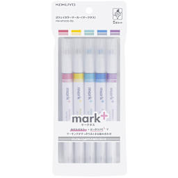 Mark+ 2 Way Marker Set 5-Color Set 1