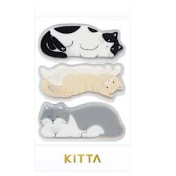 KITTA Compact Washi Tape and Sticker Sets KITTA Clear - Cat
