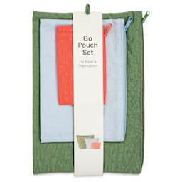 Baggu Go Pouch Set, in packaging