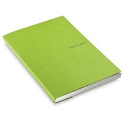Fabriano EcoQua Notebook - 8.25" x 5.8", Dot, Gluebound, Lime