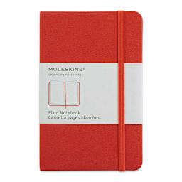 Moleskine Classic Hardcover Notebook - Scarlet Red, Blank, 5-1/2" x 3-1/2"