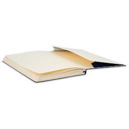Moleskine Classic Hardcover Notebook - Sapphire Blue, Blank, 8-1/4" x 5" (open to back pocket)