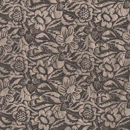 LAMALI Decorative Lokta Paper, 20 in x 30 in, Frida, Cashew, Slate Silkscreen