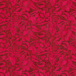 LAMALI Decorative Lokta Paper, 20 in x 30 in, Frida, Fuchsia, Burgundy Silkscreen