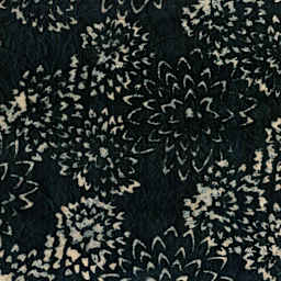 LAMALI Decorative Lokta Paper, 20 in x 30 in, Tomoe, Black, White Batik