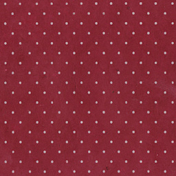 LAMALI Decorative Lokta Paper, 20 in x 30 in, Polka, Red, White Silkscreen
