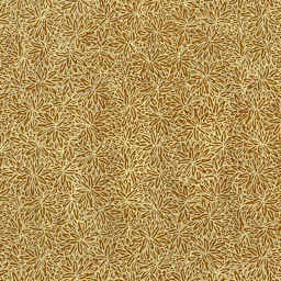 LAMALI Decorative Lokta Paper, 20 in x 30 in, Jungle, Gold, Gold Silkscreen