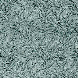 LAMALI Decorative Lokta Paper, 20 in x 30 in, Greenery Small, White, Eucalyptus Silkscreen