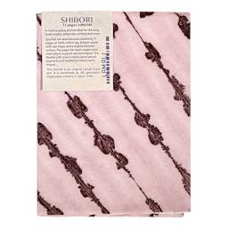 LAMALI Shibori Soft-Cover Handmade Journal, 8.3 in x 11.8 in, 72 Pgs./Bk., Madder