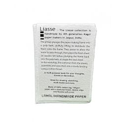 LAMALI Liasse Soft-Cover Handmade Book, 3.5 in x 4.7 in, 144 Pgs./Bk., White