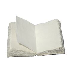 LAMALI Liasse Soft-Cover Handmade Book, 4.7 in x 7.1 in, 180 Pgs./Bk., White