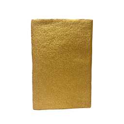 LAMALI Liasse Soft-Cover Handmade Book, 4.7 in x 7.1 in, 180 Pgs./Bk, Solid Gold
