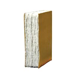 LAMALI Liasse Soft-Cover Handmade Book, 4.7 in x 7.1 in, 180 Pgs./Bk, Solid Gold