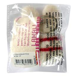 Felt Cat Handmade Key Rings White