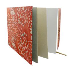 LAMALI Gargi Soft-Cover Handmade Journal, 5.9 in x 8.7 in, 96 Pgs./Bk., Rose Batik