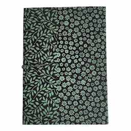 LAMALI Wanderer Hard-Cover Handmade Journal, 5.9 in x 8.3 in, 164 Pgs./Bk., Blue-Aqua