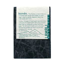 LAMALI Bondo Soft-Cover Handmade Journal, 4.3 in x 5.9 in, Grey