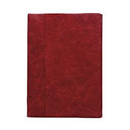 LAMALI Bondo Soft-Cover Handmade Journal, 4.3 in x 5.9 in, Red