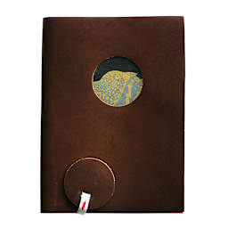 LAMALI Aurore Soft-Cover Handmade Journal, Black/Grey