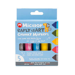 Chunky Markers 5-Color Set Chunky Markers - 5/Pkg.
