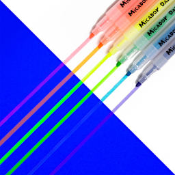 Neon Glow Scented Highlighters 6-Color Set