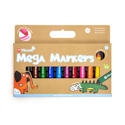 Mega Markers 10-Color Pack 10-Marker Pack