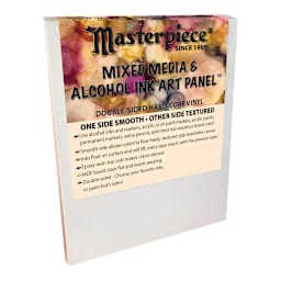 Masterpiece Dual Mixed Media & Alcohol Ink Art Panel, 5 in x 7 in, 3/Pkg.