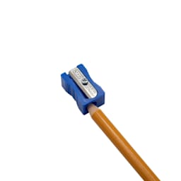 Mobius & Ruppert Block Design Pencil Sharpener, Single-Hole