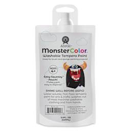 Abroli MonsterColor Washable Tempera Paint - Black, 5 oz Pouch