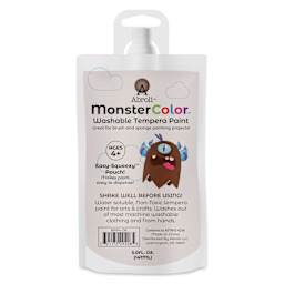 Abroli MonsterColor Washable Tempera Paint - Brown, 5 oz Pouch