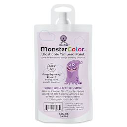 Abroli MonsterColor Washable Tempera Paint - Lavender, 5 oz Pouch