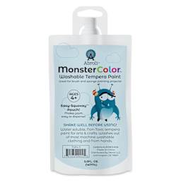 Abroli MonsterColor Washable Tempera Paint - Turquoise, 5 oz Pouch