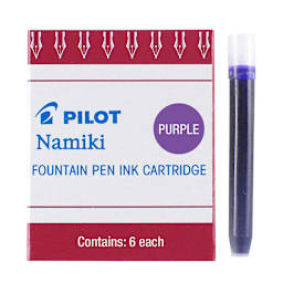 Namiki Ink Cartridges Purple, 6/Pkg. - Peggable