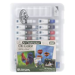 Royal & Langnickel Art Instructor Oil Painting Kit - Set of 22, Animal and Floral