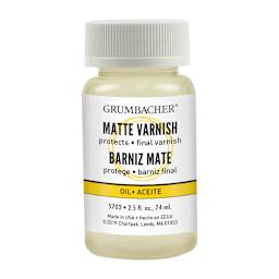 Grumbacher Transparent Matte Varnish, 2.5 oz.