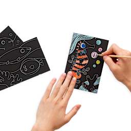 Mini Scratch & Scribble Art Kits Friendly Fish