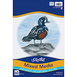 Pacon UCreate Mixed Media Art Paper, 12 in x 18 in