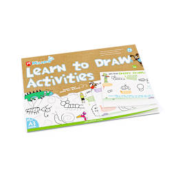 Micador jR. Drawing Activity Pad, Learn to Draw Activity Pad
