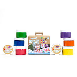 Easy Wash Paint Sets 8-Color Bright Set - 60ml Jars, Canadian Label