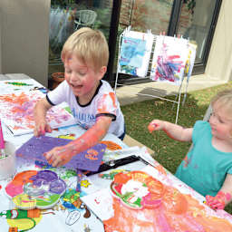 Easy Wash Paint Sets 4-Color Metallic Set - 60ml Jars