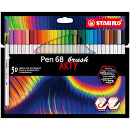 Pen 68 Brush Sets 30-Pen ARTY Wallet Set