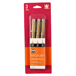 Pigma Micron Pen Sets 3-Pen Set (005, 02, 08)