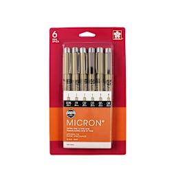 PIGMA PEN 8PC SET BLK ASTD JO 