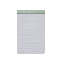 Global Art Quattro Journal, Lined, 80 Sheets, 3.5 in x 5.5 in, Green