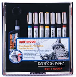 Rapidograph Pen & Ink Set 7-Pen Set